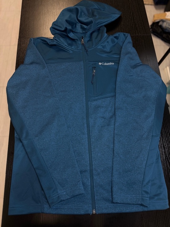Columbia Other - Columbia Men's Teal Blue Hooded Puffer Jacket